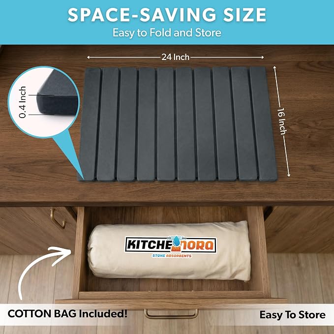 Stone Drying Mat for Kitchen Counter - Image 6