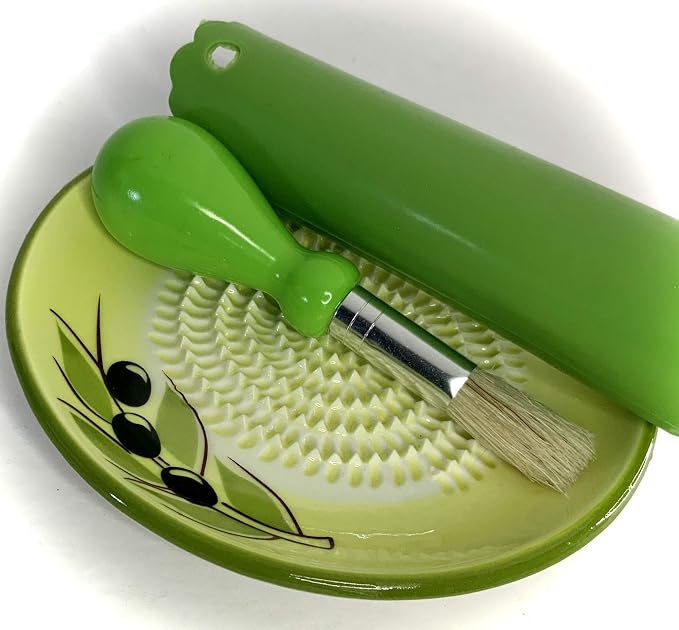 BonCera, All-in-one Premium Ceramic Garlic Grater Plate 4-Piece Set - Image 9