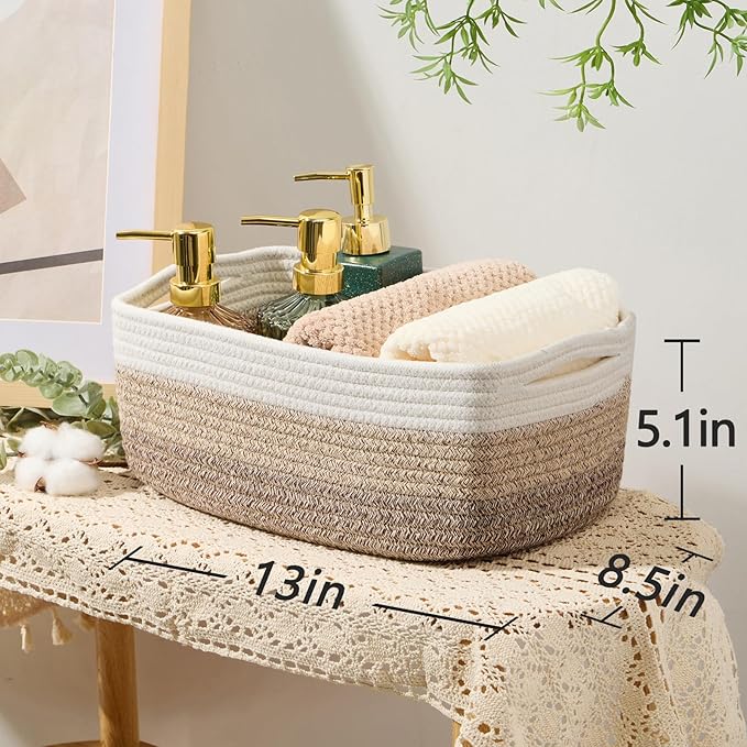 MiniArk Small Storage Baskets for Organizing | Closet Organizer Bins | Shelf - Image 3