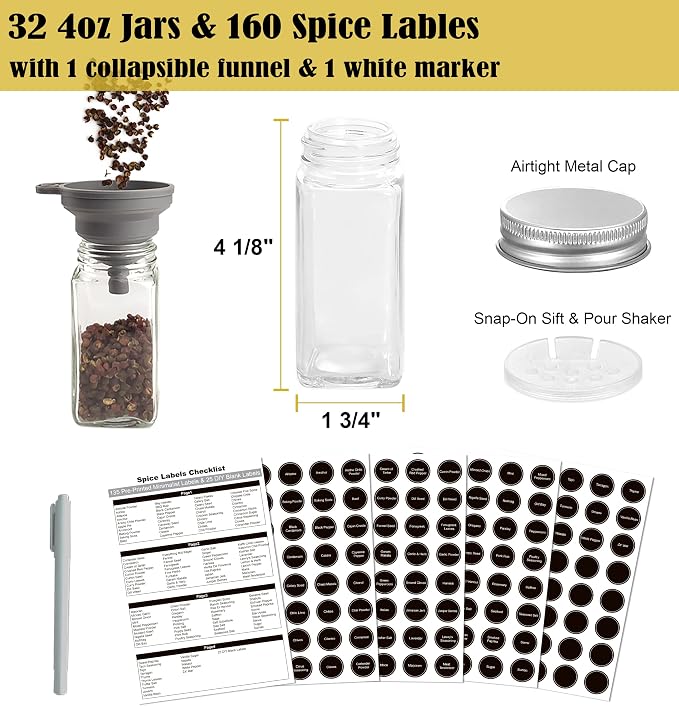 4 Tier Spice Rack Organizer - Image 3