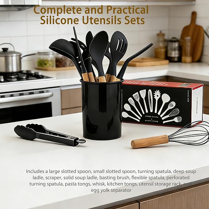 Silicone Cooking Utensils Set - Image 2