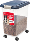 IRIS USA Airtight Dog Food Storage Container, Attachable Wheels, by IRISUSA