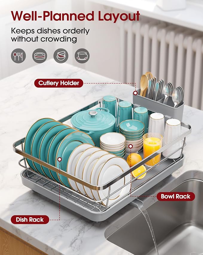 Sakugi Stainless Steel Dish Drying Rack - Image 2