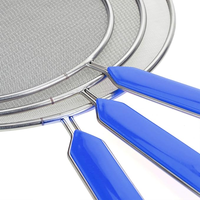 Grease Splatter Screens Guards Shields Frying Pan Pot Cooking Oil Cover Skillet - Image 3