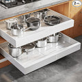 Seinloes 2 Pack Expandable Pull Out Cabinet Organizer 21" Deep by Seinloes
