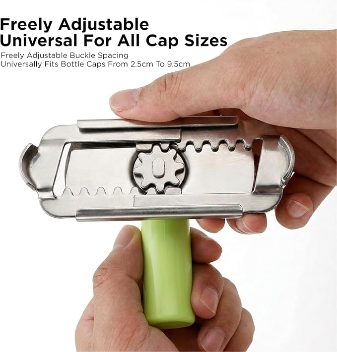 2Pcs Adjustable Jar Opener, Stainless Steel Labor-Saving Can Opener - Image 2