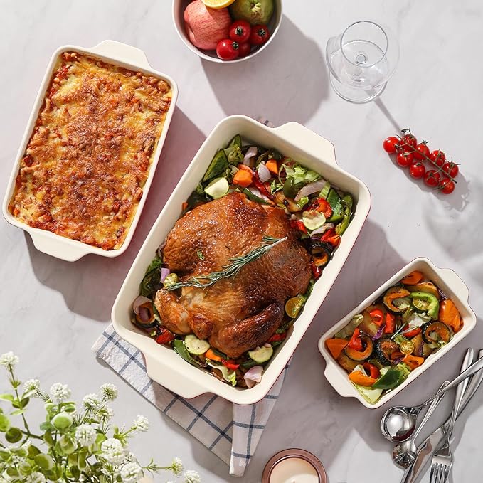 DOWAN Casserole Dishes for Oven, 135 oz Capacity - Image 5