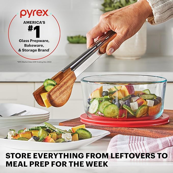 Pyrex Simply Store Glass Food Storage Containers Set, Meal Prep Containers - Image 5
