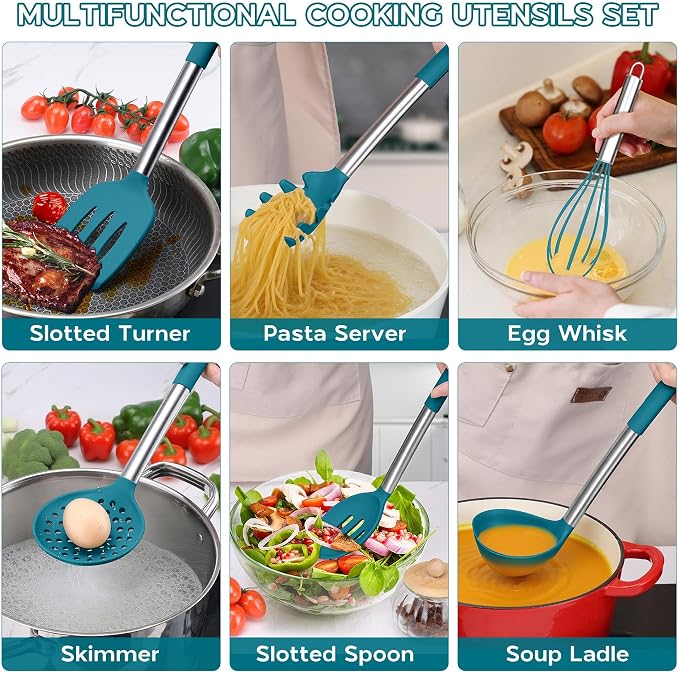15pcs Kitchen Cooking Utensils Set - Image 6