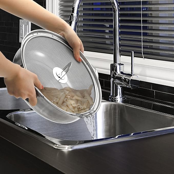 Nicunom 4 Pack Splatter Screen for Frying Pan, Kitchen Oil Splatter Guard Set - Image 7