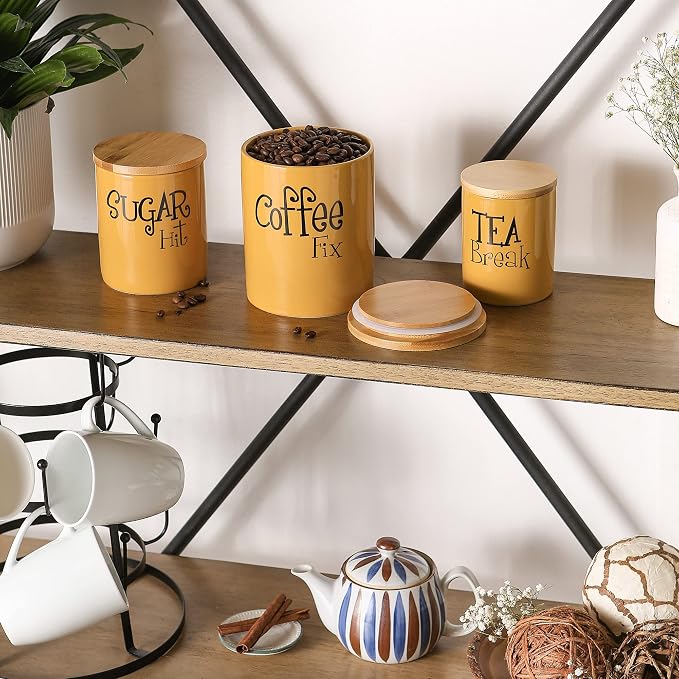 DII Kitchen Accessories Retro Collection, Canister Set, 3 Piece - Image 4