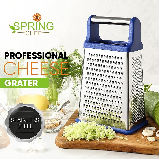 Spring Chef Stainless Steel XL Parmesan Cheese Grater - Image 2