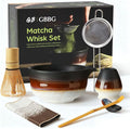 Matcha Whisk Set, Ceramic Matcha Kit Desert Style, Matcha Whisk and Bowl by GBBGhome