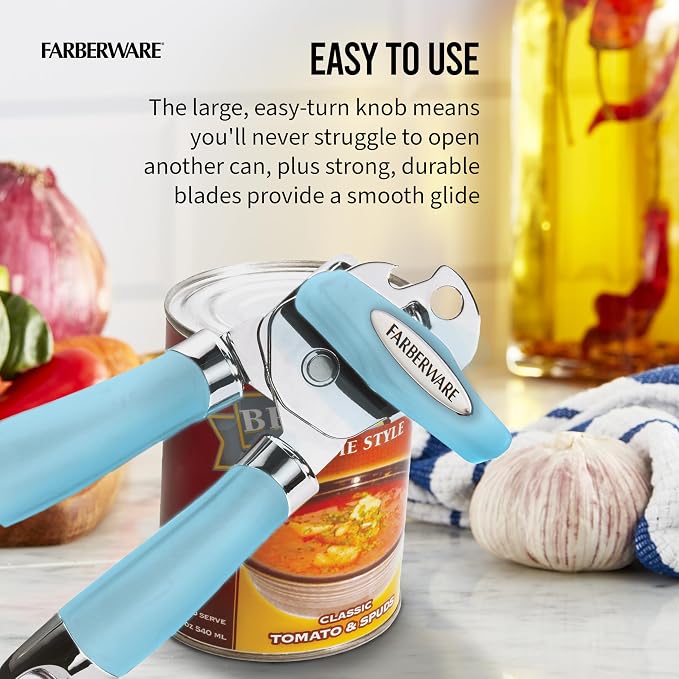 Farberware Pro 2 Can Opener, Aqua Sky, One Size - Image 4