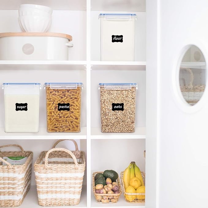 Vtopmart Large Food Storage Containers 5.2L / 175oz, 4 Pieces BPA Free Plastic - Image 8