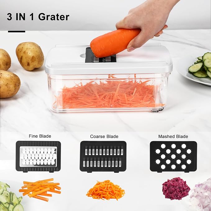 Vegetable Chopper, Professional Food Chopper &Onion Chopper, Veggie Cutter - Image 5