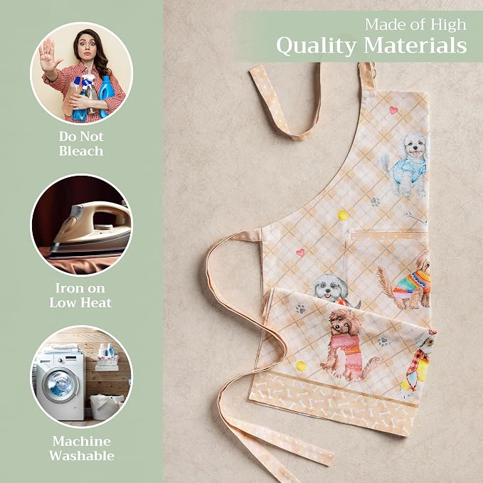 Maison d' Hermine 100% Cotton Apron - Image 3