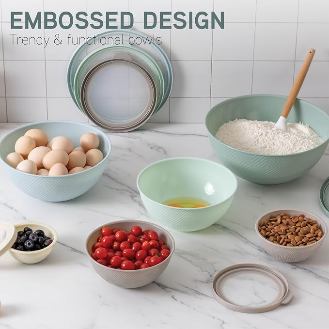 COOK WITH COLOR Mixing Bowls with Lids - Image 3