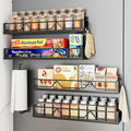 Mystozer 16.9 Inch Wide Large Capacity Magnetic Spice Rack by Mystozer