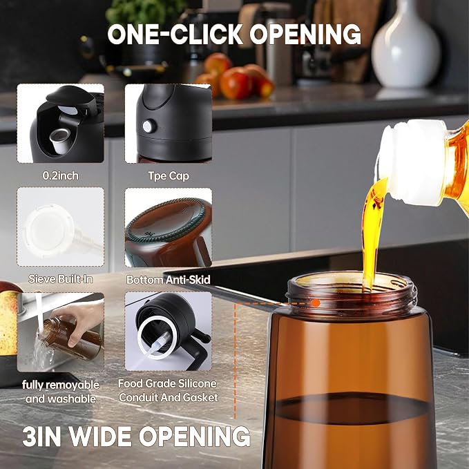 LAKUMIQI 2-in-1 Olive Oil Sprayer - Image 4