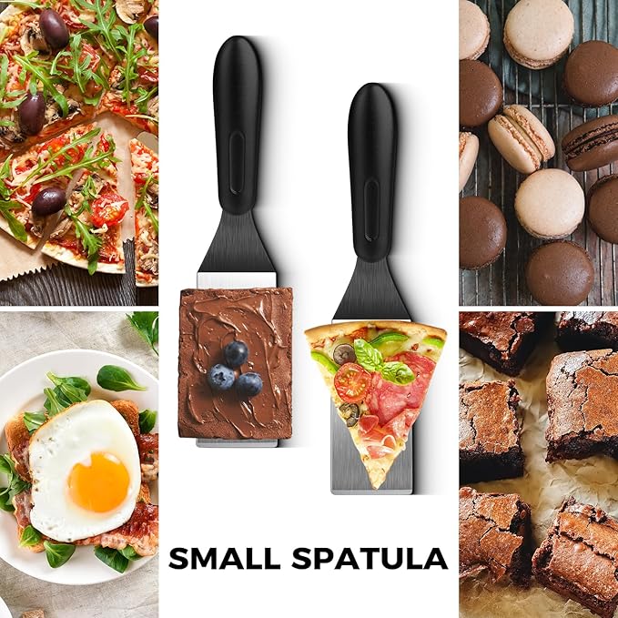 Small Spatula 2 PCS, Mini Serving Spatula - Image 3