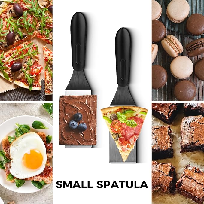 Small Spatula 4 PCS, Mini Serving Spatula - Image 2