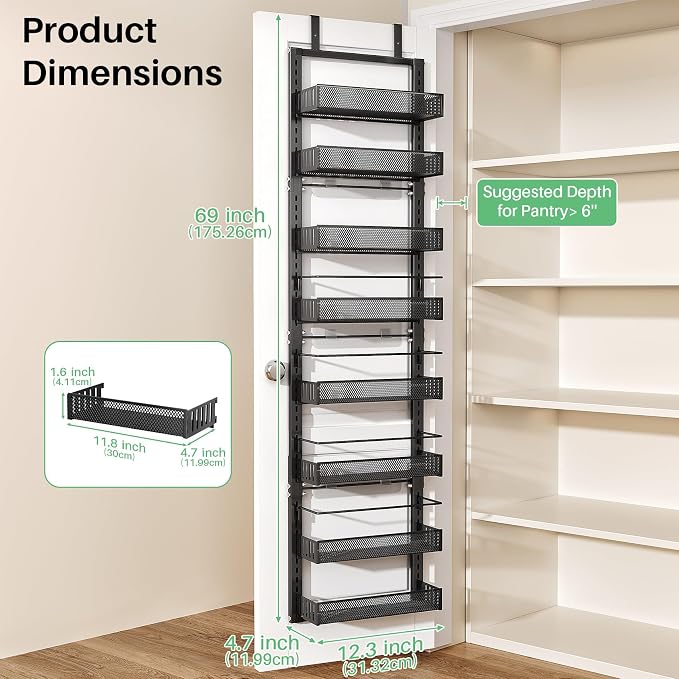 8 Tiers Over the Door Organizer - Image 2