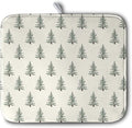 Christmas Tree Dish Drying Mat Winter Xmas Holiday Drying Mats Microfiber by Kwlegh