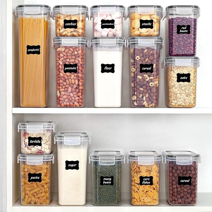 Vtopmart 32pcs Airtight Food Storage Containers Set, BPA Free Plastic Kitchen - Image 4