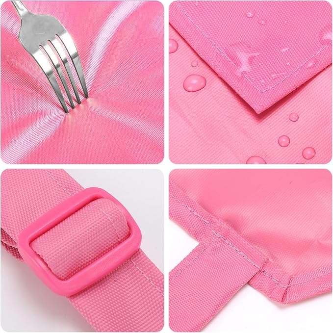 2 Pack Waterproof Rubber Vinyl Apron 40 Inch Chef Aprons - Image 5