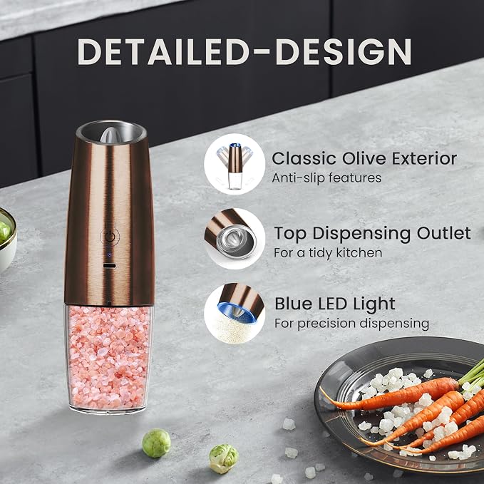 Rechargeable Salt And Pepper Grinder Set - Image 5