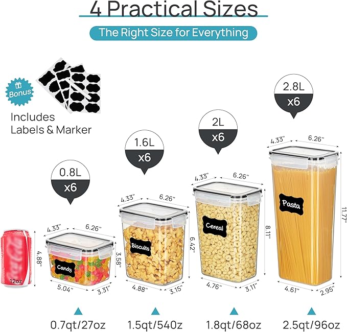 Airtight Food Storage Containers - Image 2