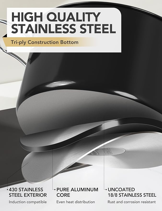 MICHELANGELO Stainless Steel Cooking Pot - Image 2