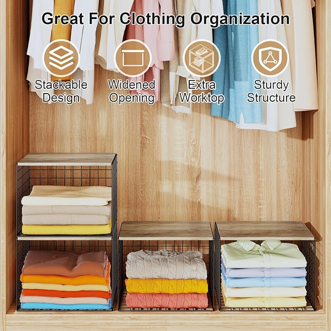 Widened & Heightened Closet Organizers And Storage Shelves - Image 3