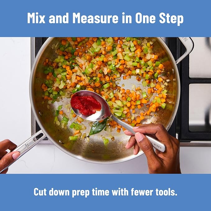 Misen Measuring Chef Spoon – Stainless Steel Cooking Spoon - Image 4