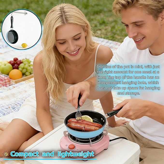 4.7 Inch Mini Skillet, Non-Stick Egg Pan - Image 2