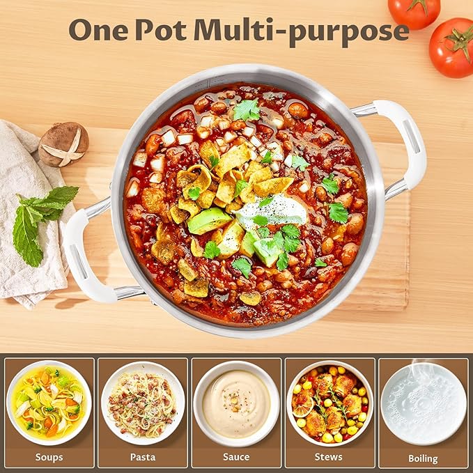 6 Quart Nonstick Stock Pot - Image 7