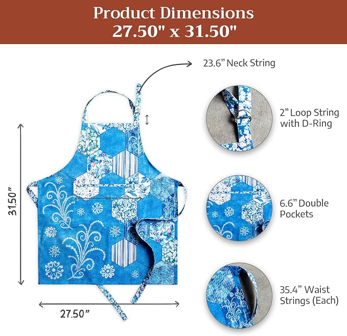 Maison d' Hermine 100% Cotton Apron - Image 7
