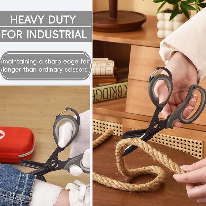 MEUUT 2 PCS All Purpose Scissor –7.5in Multi-Purpose Utility Scissors - Image 6