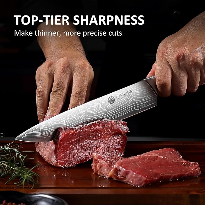 YOTSUBA 9 Inch Japanese Chef Knife, Razor Sharp Professional Kitchen Knife - Image 5