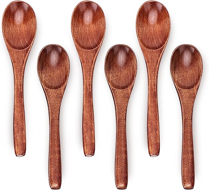 6in Wooden Spoons, Small Wooden Utensils by YOLO+CGC