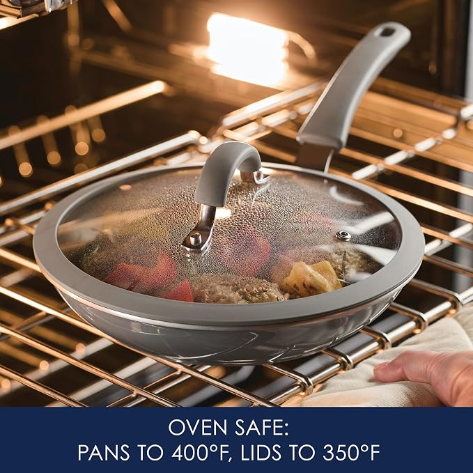 Rachael Ray Cook + Create Nonstick Cookware/Pots and Pan Set, 10 Piece - Image 7