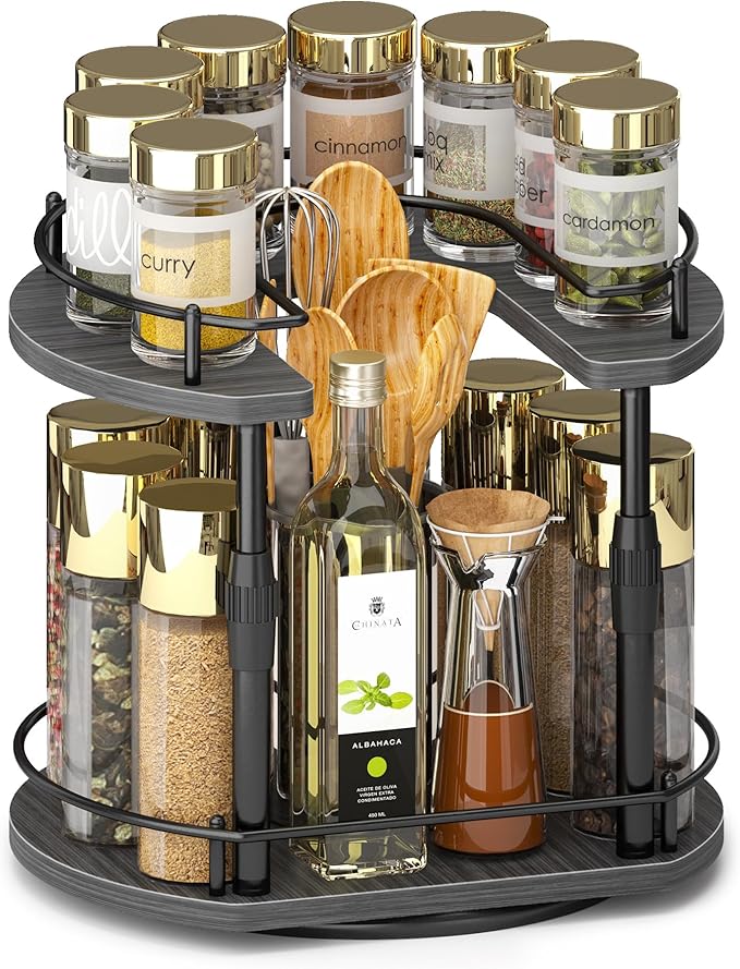 Across-Star Lazy-Susan-Spice-Rack -Organizer by Acorss-Star