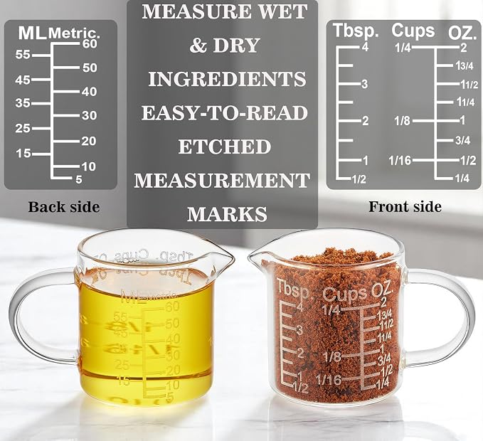 Ackers Etching Scale Measuring Glass --Made of High Borosilicate Glass Measuring - Image 3