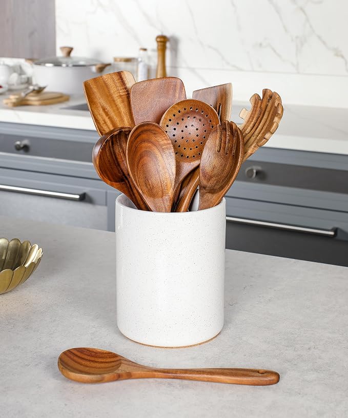 Nucookery Wooden Cooking Utensils Set - Image 9