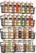 Mystozer Spice Rack Organizer Wall Mount, Hanging Spice Pantry Storage Shelf by Mystozer