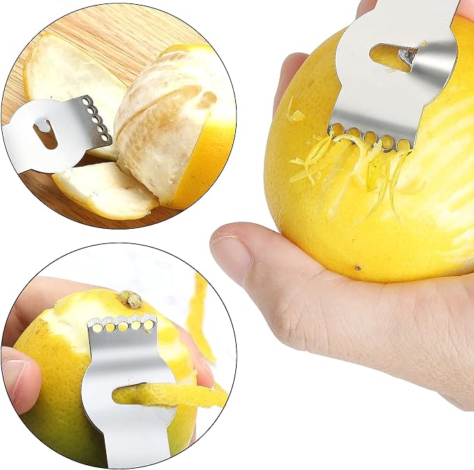 Tongjude Stainless Steel Cheese Grater Set, Lemon Zester - Image 6