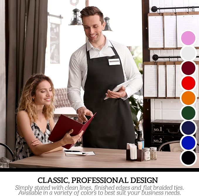 GREEN LIFESTYLE 2 Pack Chef Apron - Image 5
