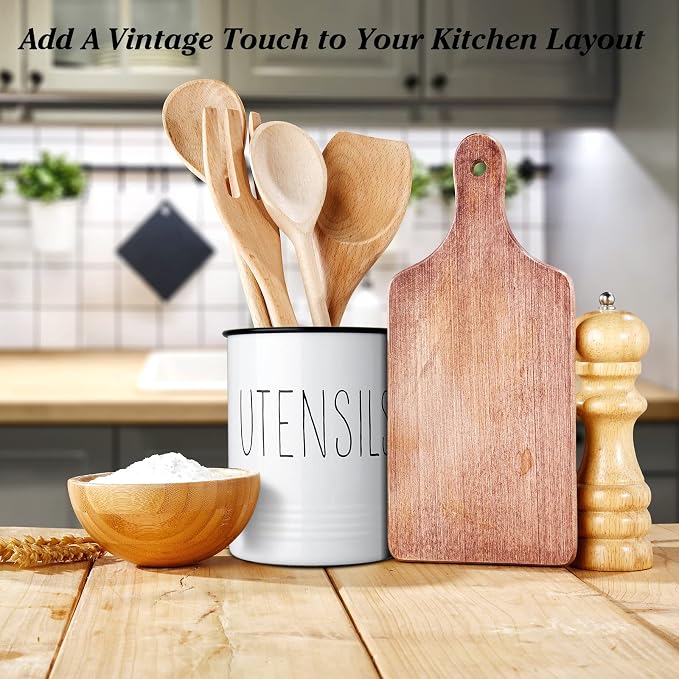 Bivvclaz Kitchen Utensil Holder, 6.7" Utensil Holder - Image 5