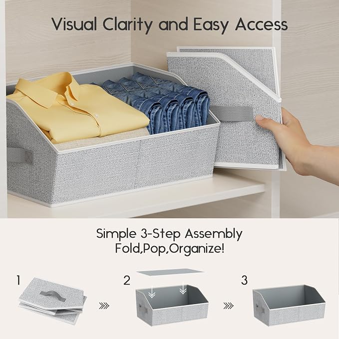 Homsorout Large Closet Organizers and Storage Bins - Image 4